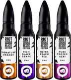 Riot Squad - Black Edition - Shake &amp; Vape - Delux Passionfruit &amp; Rhubarb - 15ml