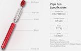 Joyetech eRoll MAC Vape Pen elektronická cigareta 180 mAh Red 1 ks