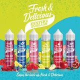 Dexters Juice Lab Fresh &amp; Delicious - Shake &amp; Vape - Fragonita (Ledové jahodové smoothie) - 20ml