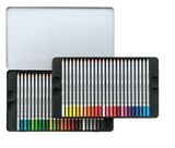 Akvarelové ceruzky, kovová krabica, STAEDTLER &quot;Karat&quot;, 48 rôznych farieb