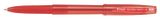 Guličkové pero, 0,22 mm, s uzáverom, PILOT &quot;Super Grip G&quot;, červené