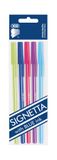 Guličkové pero, 0,7 mm, s uzáverom, 5 rôznych farieb tela, ICO &quot;Signetta Mix&quot;, modré