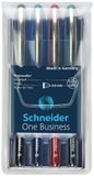 Roller, sada, 0,6 mm, &quot;SCHNEIDER &quot;One Business&quot;, 4 farby