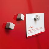 Extra silný magnet v tvare kocky, 10 ks, SIGEL &quot;SuperDym&quot;, strieborný