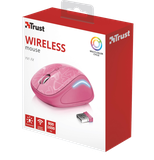 myš TRUST Yvi FX Wireless Mouse - pink