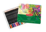 Farebné ceruzky, sada, v plechovej krabičke, DERWENT &quot;Academy&quot;, 24 rôznych farieb