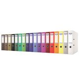 Pákový šanón, 75 mm, A4, PP/kartón, DONAU &quot;Rainbow&quot;, biely