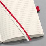 Zápisník, exkluzívny, A5, linajkový, 97 listov, mäkká obálka, SIGEL &quot;Conceptum&quot;, červená