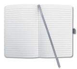 Zápisník, exkluzívny, 95x150 mm, linajkový, 87 listov, tvrdá obálka, SIGEL &quot;Jolie&quot;, Glacier Grey