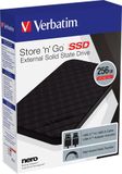 SSD (externý disk), 256GB, USB 3.2 VERBATIM, &quot;Store n Go&quot;, čierna