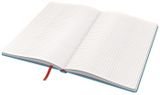 Záznamová kniha, A5, štvorčeková, 80 listov, tvrdá obálka, LEITZ &quot;Cosy Soft Touch&quot;, matná modrá