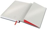 Záznamová kniha, A5, štvorčeková, 80 listov, tvrdá obálka, LEITZ &quot;Cosy Soft Touch&quot;, matná sivá