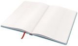 Záznamová kniha, A5, linajková, 80 listov, tvrdá obálka, LEITZ &quot;Cosy Soft Touch&quot;, matná modrá