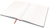 Záznamová kniha, B5, linajková, 80 listov, tvrdá obálka, LEITZ &quot;Cosy Soft Touch&quot;, matná sivá