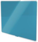 Magnetická sklenená tabuľa, 60x40 cm, LEITZ &quot;Cosy&quot;, matná modrá