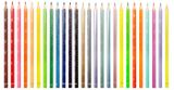 Farebné ceruzky, sada, trojhranná, KORES &quot;Kolores&quot;, 26 rôznych farieb