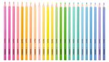 Farebné ceruzky, sada, trojhranné, KORES &quot;Kolores&quot;, 24 pastelových farieb
