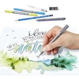 Sada štetcov, obojstranné, STAEDTLER &quot;Design Journey Hand Lettering&quot;, 6 rôznych farieb