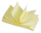 Samolepiaci bloček, &quot;Z&quot;, 76x76 mm, 100 listov, DONAU, žltá