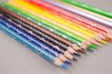 Farebné ceruzky, sada, trojhranné, KORES &quot;Kolores Style&quot;, 15 rôznych farieb
