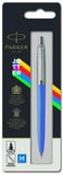 Guľôčkové pero, 0,7 mm, strieborný klip, modré telo pera, PARKER, &quot;Royal Jotter Originals&quot;, modré