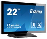 22&quot;iiyama  T2234AS-B1: IPS, Full HD, 350cd/m2, HDMI, USB, černý