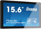 15,6&quot; iiyama TF1634MC-B8X: IPS, FullHD, capacitive, 10P, 450cd/m2, VGA, DP, HDMI, IP65, černý
