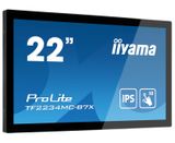 22&quot; iiyama TF2234MC-B7X: IPS, FullHD, capacitive, 10P, 350cd/m2, VGA, DP, HDMI, IP65, černý