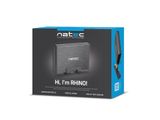 Externí box pro HDD 3,5&quot; USB 3.0 Natec Rhino, černý,  včetně napájecího adaptéru