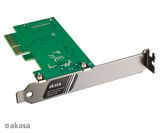 AKASA PCIe karta USB 3.2 Gen 2x2 interní konektor