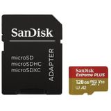 SanDisk Extreme PLUS microSDXC 128GB 200MB/s +ada.
