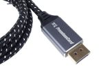 PremiumCord DisplayPort 1.4 přípojný kabel, kovové a zlacené konektory, 3m