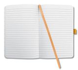 Zápisník, exkluzívny, 135x203 mm, linajkový, 87 listov, tvrdá obálka, SIGEL &quot;Jolie&quot; Bloom Orange