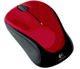 myš Logitech Wireless Mouse M235 nano, červená