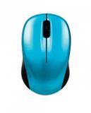 Myš, bezdrôtová, optická, stredná veľkosť, USB, VERBATIM &quot;Go&quot;, modrá