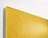 Magnetická sklenená tabuľa, 48x48x1,5 cm, SIGEL &quot;Artverum® &quot;, žltý štruktúrovaný vzor, matná