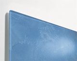 Magnetická sklenená tabuľa, 48x48x1,5 cm, SIGEL &quot;Artverum® &quot;, modrý štruktúrovaný vzor, matná