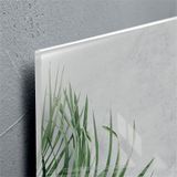 Magnetická sklenená tabuľa, 91x46x1,5 cm, SIGEL &quot;Artverum® &quot;, rastlinný vzor