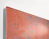 Magnetická sklenená tabuľa, 91x46x1,5 cm, SIGEL &quot;Artverum® &quot;, vzor steny, červená, matná