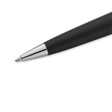 Guľôčkové pero, 0,7 mm, matné čierne telo pera, strieborný klip, WATERMAN &quot;Expert III&quot; , modrá