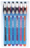Guľôčkové pero, sada, 0,7 mm, s vrchnákom, SCHNEIDER &quot;Slider Memo&quot;, mix farieb