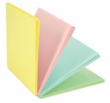 Samolepiaci poznámkový blok, 76x76 mm, 100 listov, STICK N &quot;Magic Pad&quot;, pastelové farby