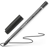 Guľôčkové pero, 0,5 mm, s vrchnákom, SCHNEIDER &quot;Tops 505 M&quot;, čierne