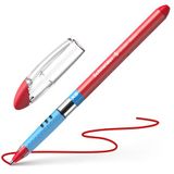 Guľôčkové pero, 0,7 mm, s vrchnákom, SCHNEIDER &quot;Slider XB&quot;, červené