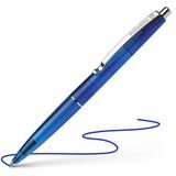 Guľôčkové pero, 0,5 mm, stláčací mechanizmus, SCHNEIDER &quot;K20 Icy&quot;, modrá