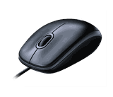 myš Logitech M90 optická, tmavá, USB