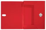Box na dokumenty, 38 mm, PP, A4, LEITZ &quot;Recycle&quot;, červená