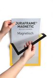Informačný rám, A4, magnetický, DURABLE &quot;DURAFRAME® MAGNETIC&quot;, žltá