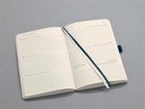 Zápisník, A6, týždenný, 2024, mäkký obal, SIGEL &quot;Conceptum&quot;, modrá