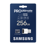 Samsung micro SDXC 256GB PRO Ultimate +USB adaptér